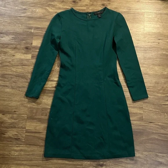 J Crew Elegant Green Women's Dress Size Petite XXS - Picture 1 of 2
